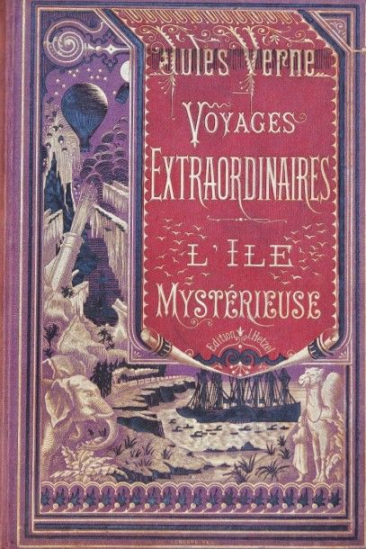 Ile Mystérieuse. Jules Verne, Voyages Extraordinaires,...