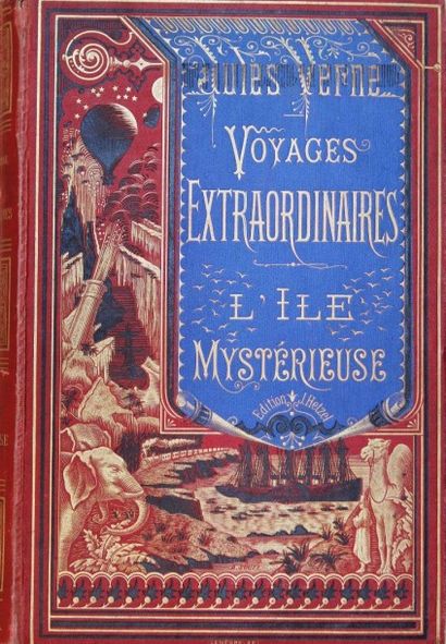 Ile Mystérieuse. Jules Verne, Voyages Extraordinaires,...