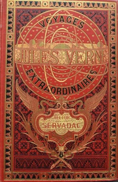 null Hector Servadac. Jules Verne, Voyages Extraordinaires, édition Hetzel. Cartonnage...