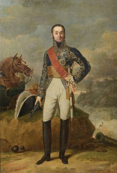 Robert LEFEBVRE (Bayeux 1755-Paris 1830) Portrait de Nicolas-Charles Oudinot, duc...