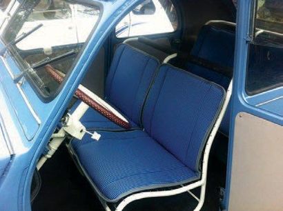 CITROËN 2 CV Berline, 1957, 425 cc Couleur bleue ardoise. Restauration conforme à...