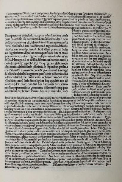 CICÉRON (M.-T.) De Oratore. Venise, Thomas de Blavis, de Alexandria, 16 Mai 1488,...