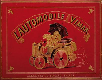 null L'AUTOMOBILE VIMAR. Librairie du Figaro, Paris s.d. (1897), grand in-4 oblong,...