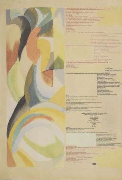 Sonia DELAUNAY (1885-1979) et Blaise CENDRARS La Prose du Transsibérien et de la...