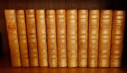 M. DUPIN Oeuvres de Pothier. Paris, Pichon-Béchet, 1827. Onze volumes in-8, demi-chagrin....