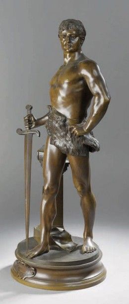 Maurice CONSTANT (1892-1970) Le Droit civique Epreuve en bronze. H. 59 cm