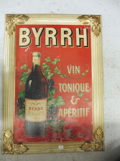 null PANNEAU PUBLICITAIRE

‘’BYRRH, vin tonique et apéritif’’

Plaque rectangulaire,...