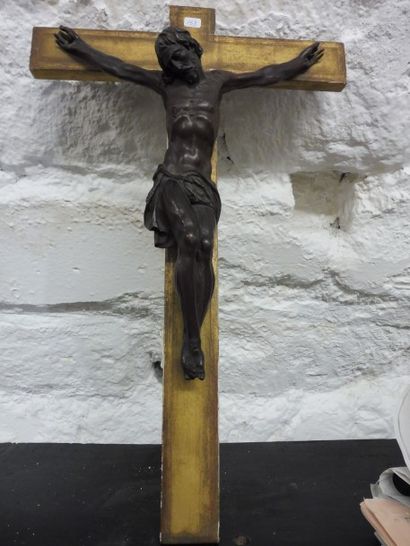 null CHRIST EN CROIX

Bois sculpté patiné Croix en bois doré Fin XVIII début XIXème...