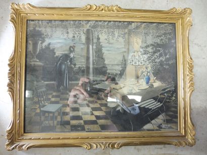 PORXY Henri 

‘’entrée

Dessin aquarellé Signé en bas à droite

24 x 17 cm Cadre...