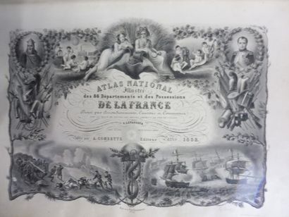null ATLAS NATIONAL ILLUSTRE DE LA FRANCE 

Publié par A COMBETTE Paris 1852 Complet

(accident...