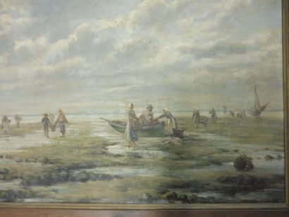 DEME Emile - XXème ‘’retour de pêche’’

huile sur toile, signée en bas à gauche

74...