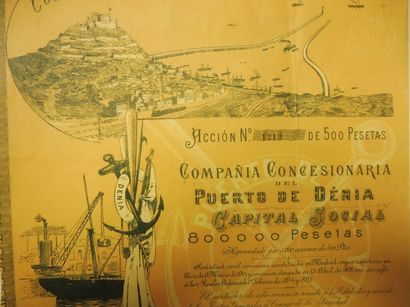 null COMPANIA CONCESIONARIA DEL PUERTO DE DENIA (Espagne) action N° 1213 sur 1600...