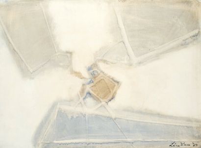 Léon ZACK (1892-1980) Composition Sur sa toile d'origine. Signé et daté en bas à...