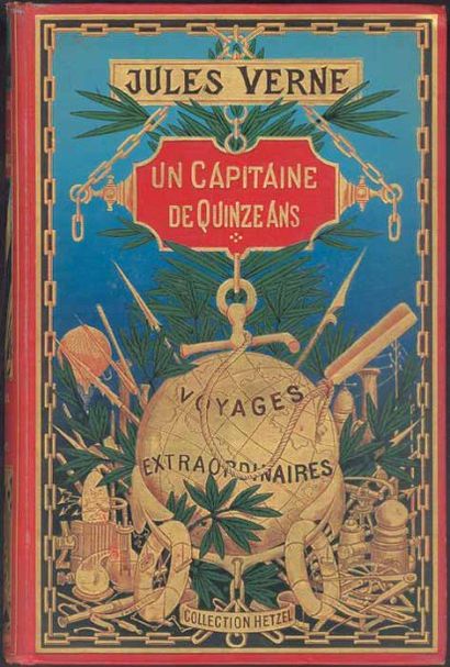 null Un Capitaine de quinze ans. Paris, J. Hetzel et Cie, s. d. [1898]. Cartonnage...
