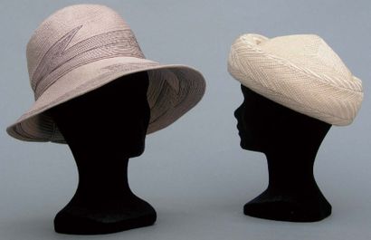 CHAPEAU, vers 1930 ; chapeau mou en coton...