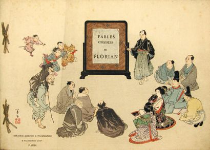 FLORIAN (J.P. Claris) Fables Choisies. Illustrées par des artistes japonais sous...