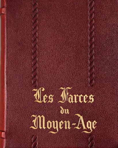 [Jeanjean (Marcel)]. MORTIER (Raoul) Les Farces du Moyen Age. Edition en vieux français...