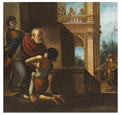 Giovanni Francesco Barbieri, dit le GUERCHIN (1591-1666), d'après Le retour du fils...