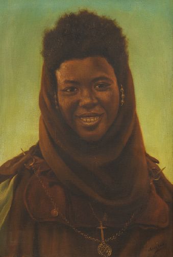 Louis ANGLADA PINTO (1873-1946) 
Portrait d'homme oriental - Portrait de femme orientale...