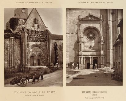 ROBUCHON (Jules) Paysages et Monuments du Poitou. [1880]-1895. Réunion de 249 livraisons,...