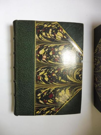 VERLAINE Paul "Ouvres complètes" éditeur Léon VANIER – 6 volumes dos cuir vert à...