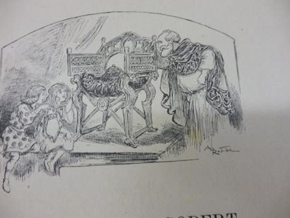 TREMISOT G. "Le roi DAGOBERT" illustré par ROBIDA librairie DELAGRAVE (épidermures...