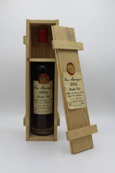 null 1 Bouteille Bas Armagnac Delord Vintage 1956 (coffret bois d'origine).