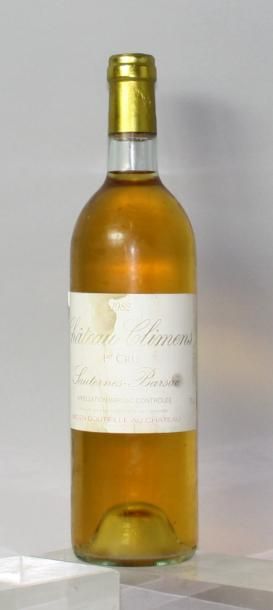 Une bouteille Château CLIMENS 1er CC -
Sauternes...