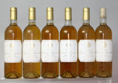 Six bouteilles Château GRAND PEYRUCHET -
LOUPIAC...