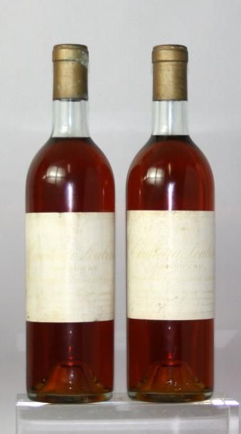 Deux bouteilles Château LOUBENS - Sainte...