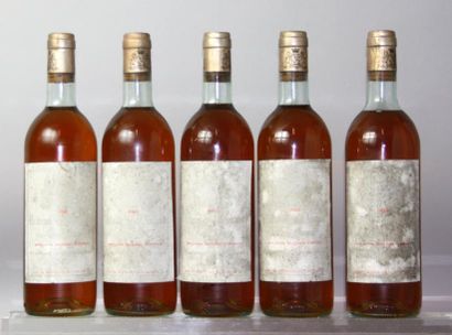 Cinq bouteilles Château SAINT AMAND - Sauternes...