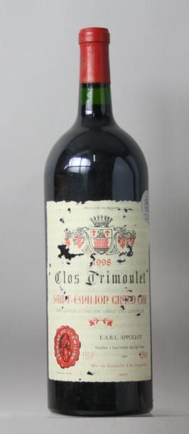 null Un magnum CLOS TRIMOULET GC -
Saint Emilion 1998.
(Etiquette abimée)