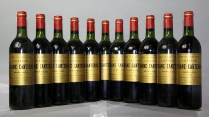 Onze bouteilles Château BRANE-CANTENAC 2éme...