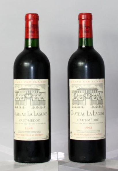 null Deux bouteilles Château La LAGUNE 5ème GCC - Haut Médoc 1998