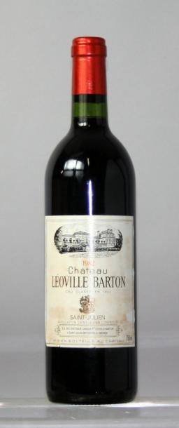 Une bouteille Château LEOVILLE BARTON 2ème...