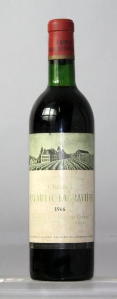 Une bouteille Château MALARTIC LAGRAVIERE...