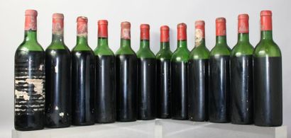 Douze bouteilles Château MOUTON BARON PHILIPPE...