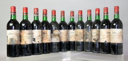 Douze bouteilles La PARDE de HAUT BAILLY...