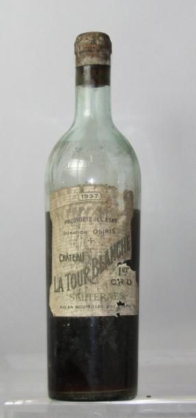 Une bouteille Château LA TOUR BLANCHE 1er...