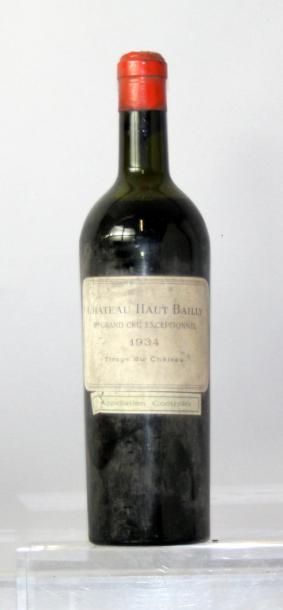 Une bouteille Château HAUT BAILLY CC - Graves...