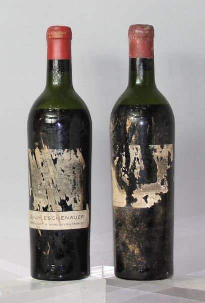 Deux bouteilles Château LAFITE ROTHSCHILD...
