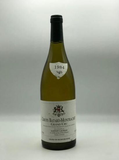null 1 bouteille Criots-Bâtard-Montrachet GC Gaston Lacelle 1984 