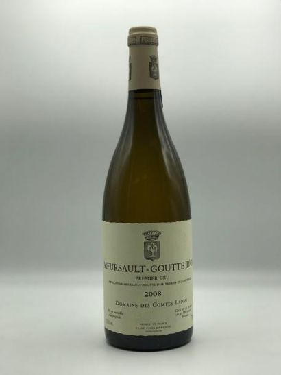 null 1 bouteille Meursault-Goutte d'or 1er cru Domaine des Comtes Lafon 2008 