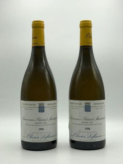 null 2 bouteilles Bienvenues-Bâtard-Montrachet Olivier Leflaive 1996 