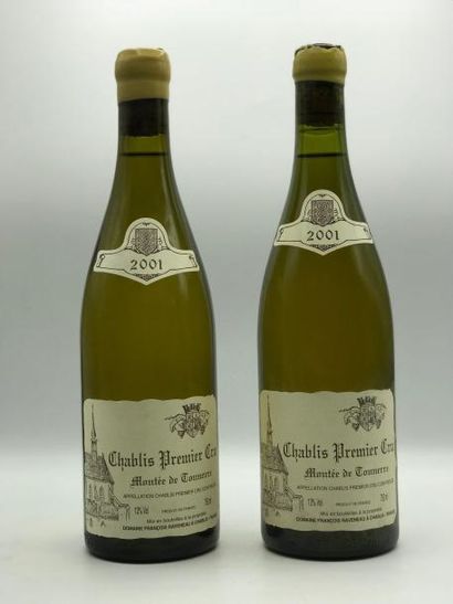 null 2 bouteilles Chablis "Montée de Tonnerre" 1er cru Domaine François Raveneau...