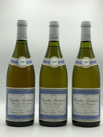 null 3 bouteilles Chevalier-Montrachet "Clos des Chevaliers" GC monopole Domaine...