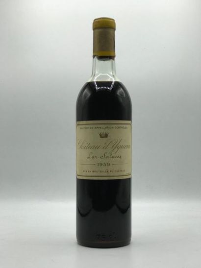 null 1 bouteille Château d'Yquem 1er Cru Classé Supérieur Sauternes 1959 (niveau:haute...