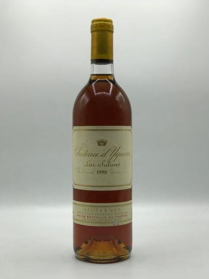 null 1 bouteille Château d'Yquem 1er Cru Classé Supérieur Sauternes 1990 