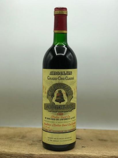 null 1 bouteille Château Angelus GCC1A Saint Emilion 1989 