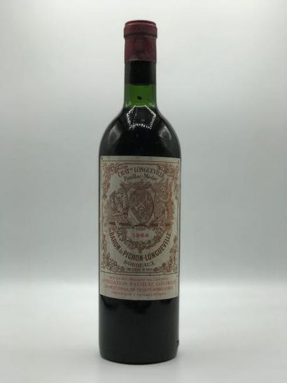 null 1 bouteille Château Baron de Pichon-Longueville 2e Cru Classé Pauillac 1964...
